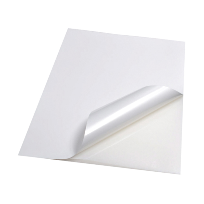 Matt hvit syntetisk PP selvklebende papir