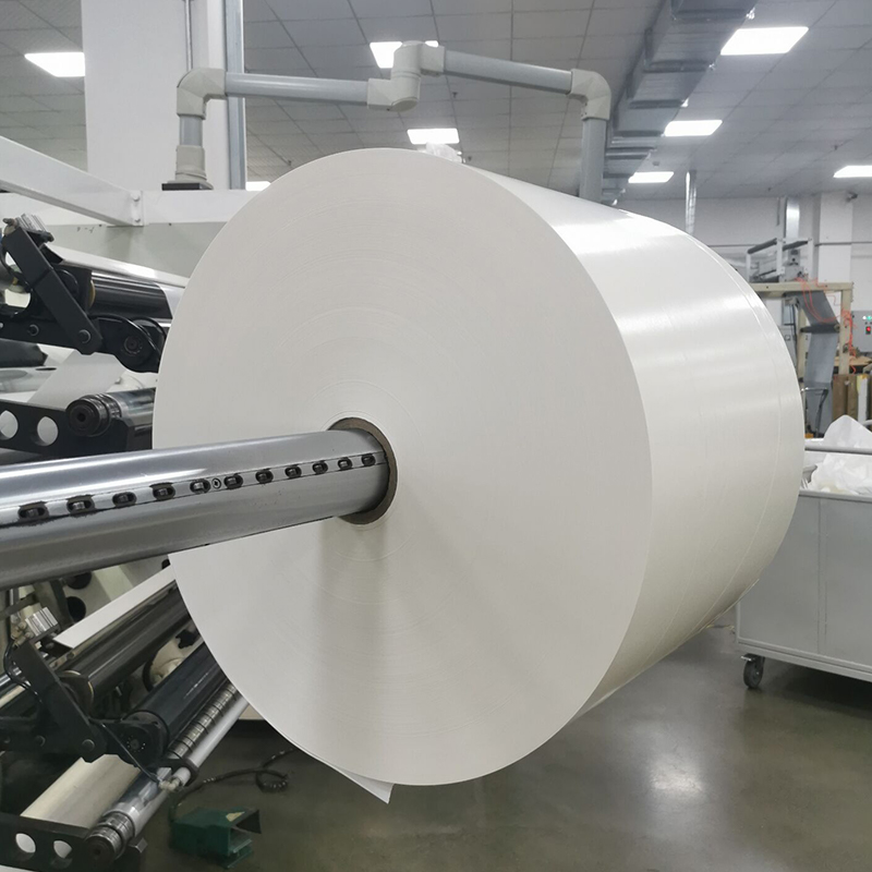 25um Bright White PET / Akryl løsemiddel lim /80g White Liner