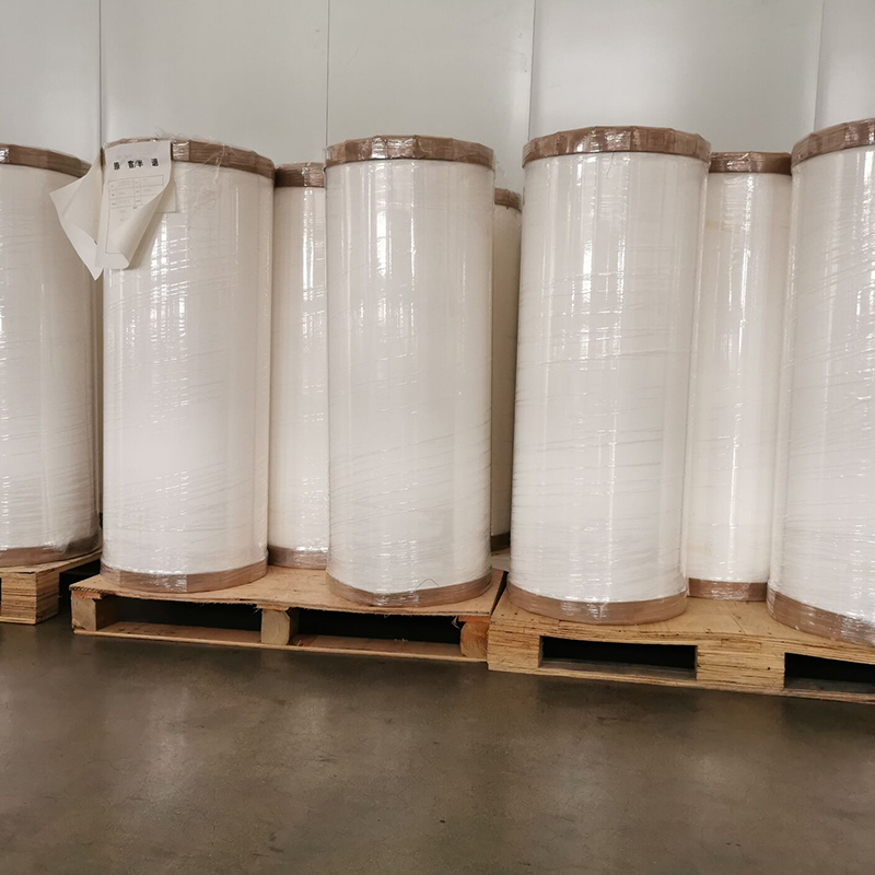 25um Bright White PET / Akryl løsemiddel lim /80g White Liner