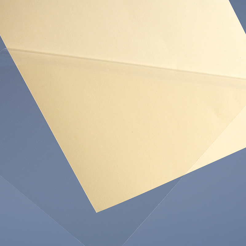 25mic transparent PET-film med avtakbare selvklebende klare polyesteretiketter