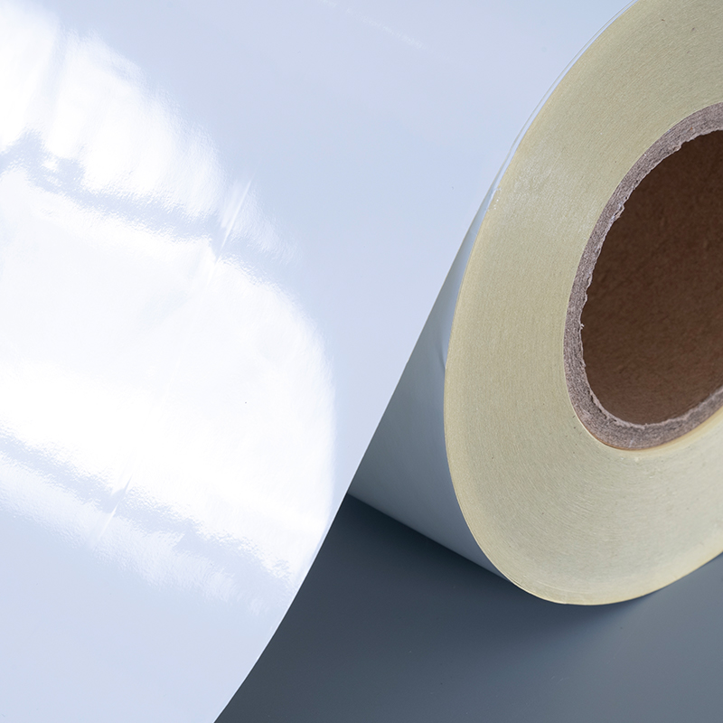 50 mic blank hvit polyesterfilm selvklebende etikett med avtagbart klebende alkoholbestandig og høytemperaturbestandig