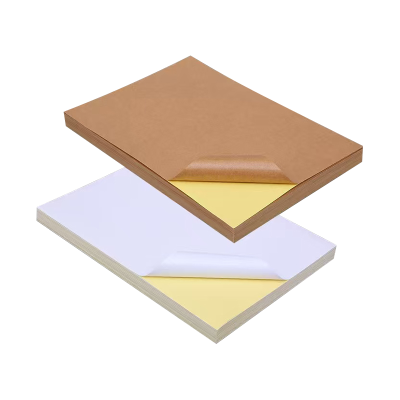 85gsm selvklebende kraftpapir med akryllim og gul liner