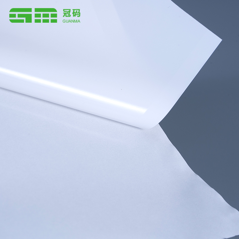 100 mikrometer matt hvit PP vanntett papirklistremerke for blekkskriver